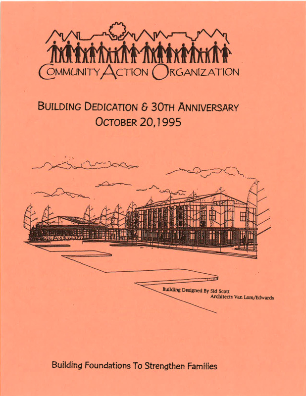 Community Action 30th anniversary and building dedication program